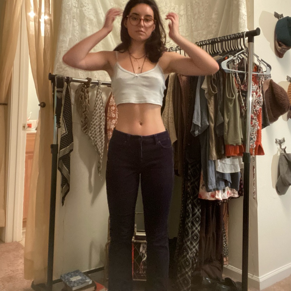 Low Rise Corduroy Pants